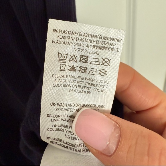 Boden Rib Jersey Midi T-Shirt Dress Size 6 - Picture 7 of 10